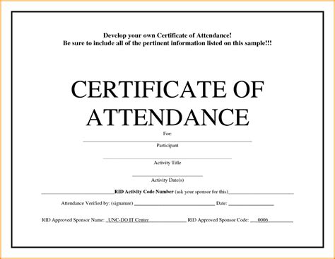 Attendance Certificate Format For Teachers Staff Government Employees ...