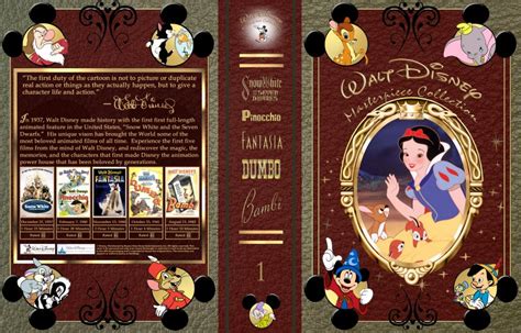 Walt Disney Masterpiece Collection - Movie DVD Custom Covers - WDMC Vol 1 002 8 disc :: DVD Covers