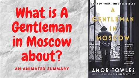 A Gentleman in Moscow by Amor Towles - YouTube