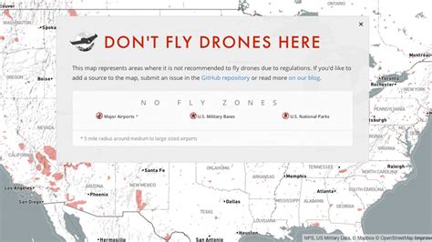 Here’s An Interactive Map Of No-Fly Zones For “Drones” – ANIMAL