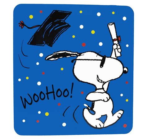 Snoopy Large Graduation Wall Decor | Snoopy, Snoopy pictures, Snoopy funny