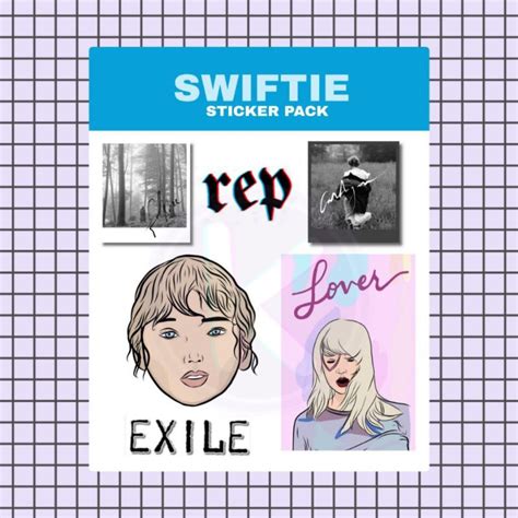 TAYLOR SWIFT STICKER PACK by Katha Stickers | Shopee Philippines