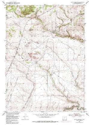 7.5' Topo Map of the South Pass City, WY Quadrangle - WSGS Product ...