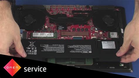 Removing and replacing the battery for HP OMEN 15 Notebook PC | HP® Support