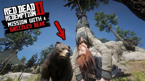 Completing a Mission with a Help of a Bear in Red Dead Redemption 2 PC (4K) - YouTube