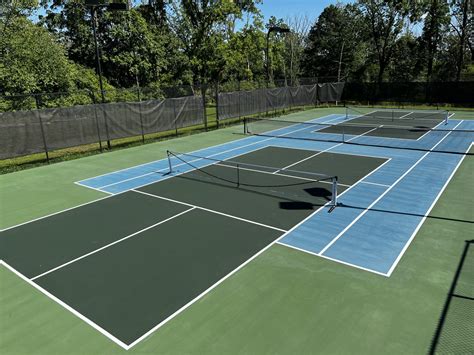 Adding Pickleball to An Existing Tennis Court - DeShayes Pickleball Courts