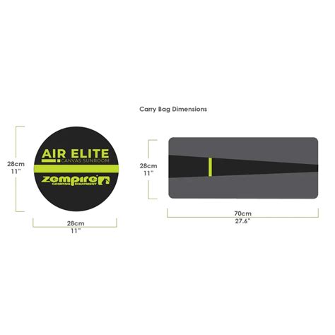 Sunroom Air Elite for Delta Force V2 & Fortress V2 Tents | 220gsm Fabric