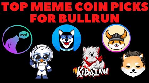 MEME COIN PICKS FOR THE BULLRUN | NEW MEME COINS | NEXT 100X MEME COINS ...