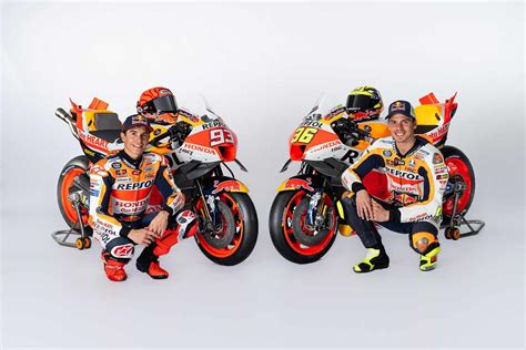 MotoGP: Marc Marquez and Joan Mir unveil 2023 Repsol Honda RC213V livery | MCN