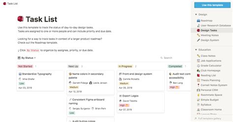 Notion kanban board template - tribool