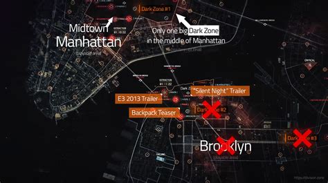 Tom Clancy The Division Map - Vector U S Map