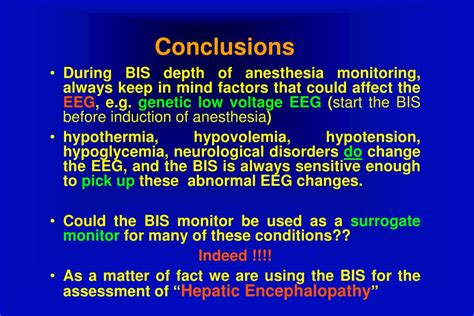 PPT - BISPECTRAL INDEX DEPTH OF ANESTHESIA MONITORING PowerPoint Presentation - ID:368676