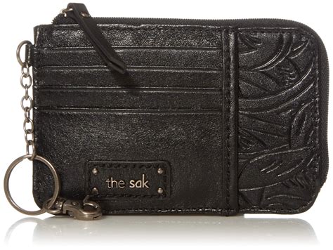 The Sak Womens S Iris Leather Card Wallet in Black - Save 3% - Lyst