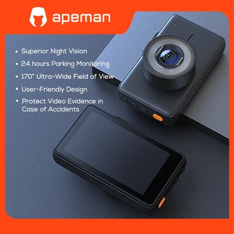 Apeman Dash Cam 1080P FHD DVR Car Driving Video Recorder – Dash Cam Gurus