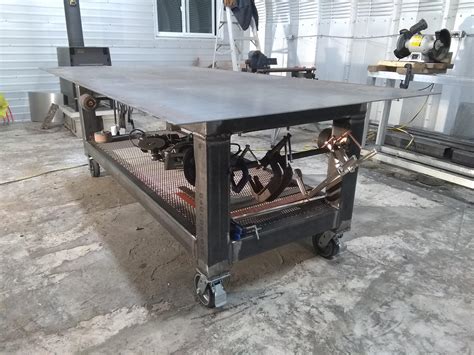 2_Welding_Table: built a custom welding table. Now the real work can begin : r/Welding