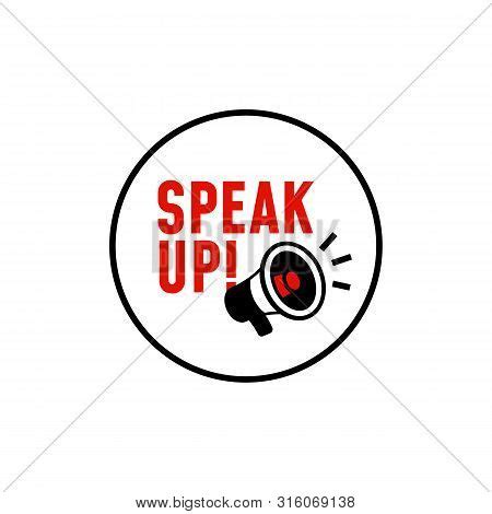 Speak Vector Label Vector & Photo (Free Trial) | Bigstock