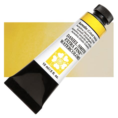 Daniel Smith Extra Fine Watercolor - Aureolin Cobalt Yellow, 15 ml Tube ...