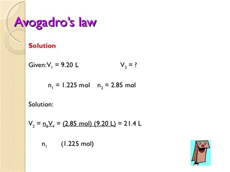 Avogadro's law