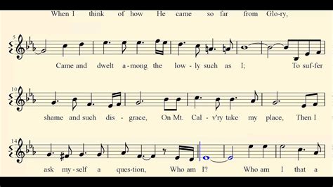 Who Am I? - Church Song Gospel Hymn - MIDI Church Songs - YouTube