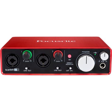 Focusrite Scarlett 2i2 USB Audio Interface SCARLETT-2I2-2ND-GEN