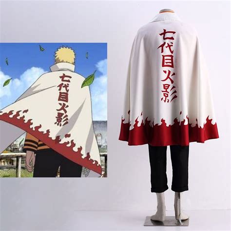 Naruto Uzumaki 7th Hokage Cloak Boruto Cosplay For Men and Kids | Naruto costumes, Naruto ...