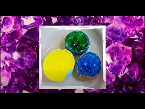 Science Lesson - Homemade Geodes - YouTube