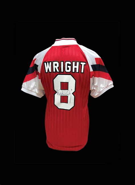 Ian Wright signed Arsenal 1994 retro shirt - All Star Signings