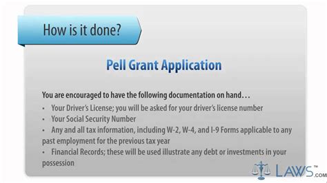 Pell Grant Application - YouTube