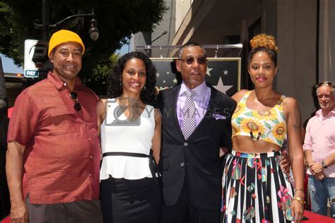 Giancarlo Esposito, family at the Giancarlo Esposito Star on the Hollywood Walk of Fame ...