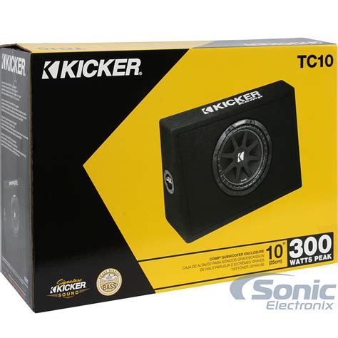 Kicker TC10 | 10" Comp Series Subwoofer Loaded Truck Box