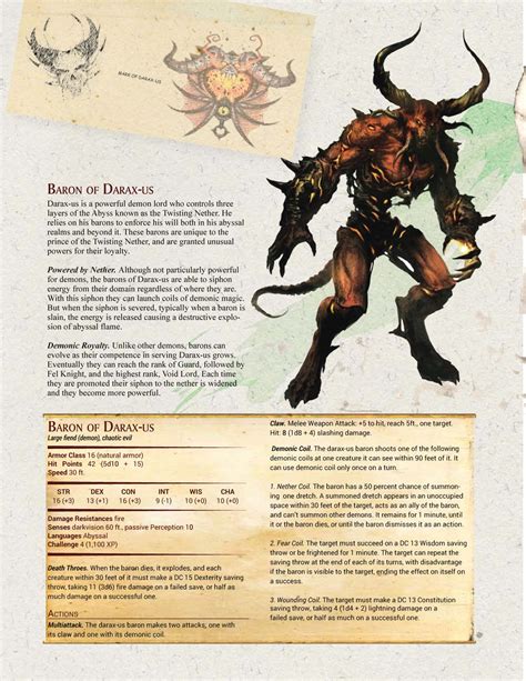 D&D 5e Magic Items and Custom Monster | Demonic Encounters | Nerd Sourced | D&D Pictures ...