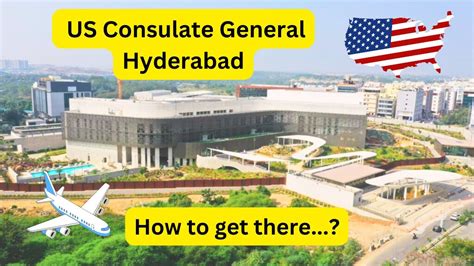 US Consulate Hyderabad New Building. How to get there? - YouTube