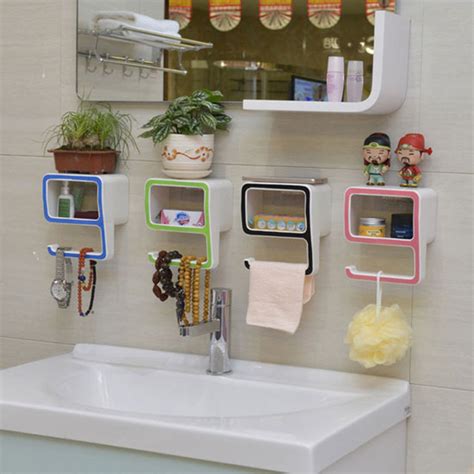 9 Shape Bathroom/Washroom Accessories Soap Rack & Towel Stand ...