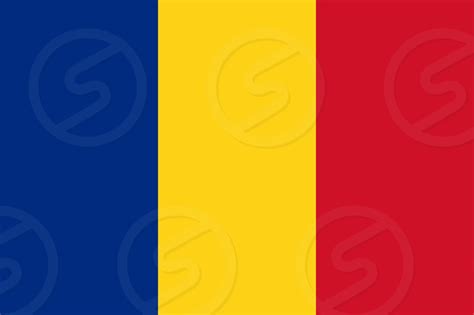 Official Large Flat Flag of Romania Horizontal by Ferenc Kósa. Photo stock - StudioNow