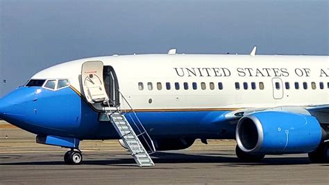 Government airplane lands at Fresno airport