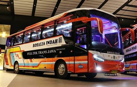 Buka Tahun 2023, PO Rosalia Indah Hadirkan Bus Baru Pakai Karoseri ...