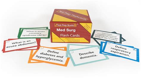 Medical Surgical Nursing Study Cards: Med Surg Certification Review and ...