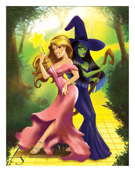 Wicked Glinda the Good Witch and the Wicked Witch of the - Etsy Israel