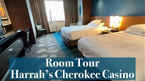 Harrahs Casino Cherokee Room Tour - Creek Tower - Accessible Mobility Walk In - YouTube