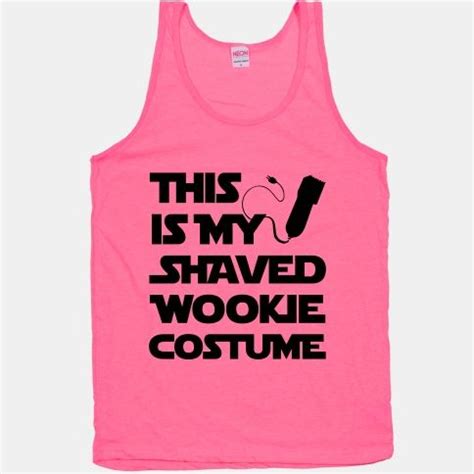 Shaved Wookie Costume Tank Tops | LookHUMAN | Wookie costume, T shirt costumes, Cool shirts