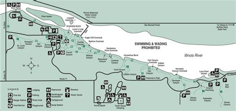 Starved Rock State Park Trail Map - Printable Map