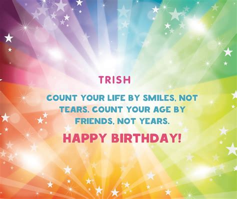 Happy Birthday Trish pictures congratulations.