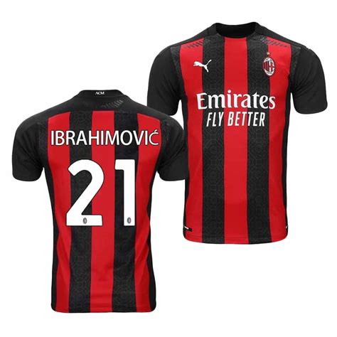 Zlatan Ibrahimovic Ac Milan Home Jersey Red 2020 21 – PICK CLICK