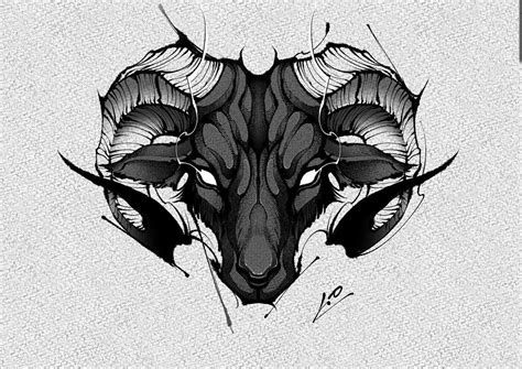 Ox Tattoo, Skull Girl Tattoo, Taurus Tattoos, Dark Tattoo, Black Ink ...