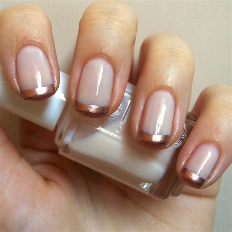 Nails Always Polished: Rose Gold French Manicure