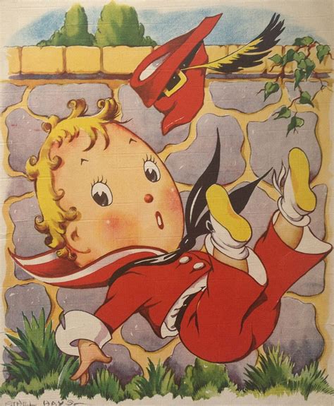 Vintage "Humpty Dumpty" by Ethel Hays, via Etsy. | Storybook art ...