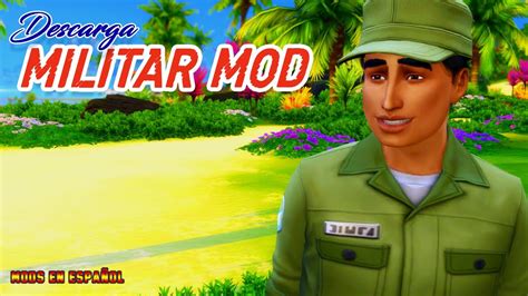 Enlist in war Mod (Militar, Ejército) En Español - Los Sims 4 - YouTube