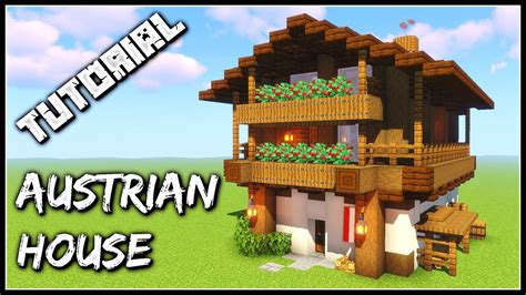 How To Build An Austrian House | Minecraft Tutorial - YouTube