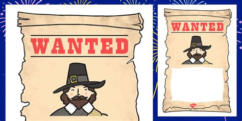 Guy Fawkes Wanted Poster (teacher made) - Twinkl