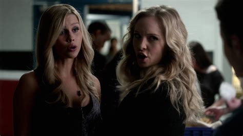 Caroline and Rebekah - The Vampire Diaries Wiki - Episode Guide, Cast ...